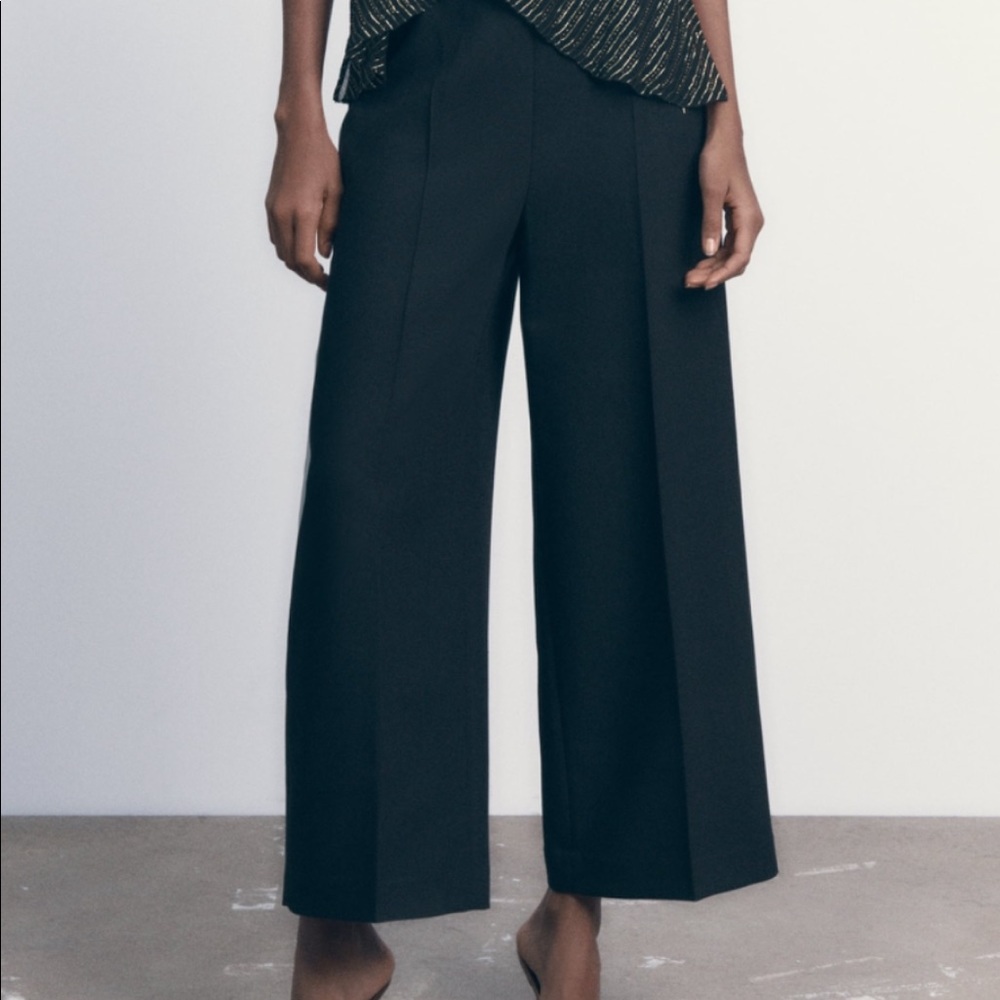 Zara high waisted culottes
